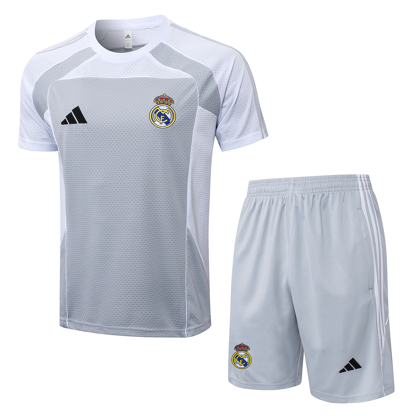 Real Madrid Training Jersey Kit Gray 2025/26
