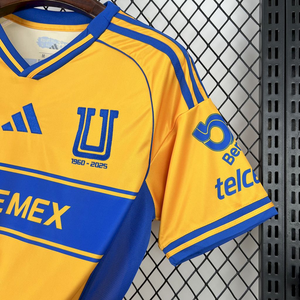 Tigres UANL Soccer Jersey Home Custom Shirt 2025/26