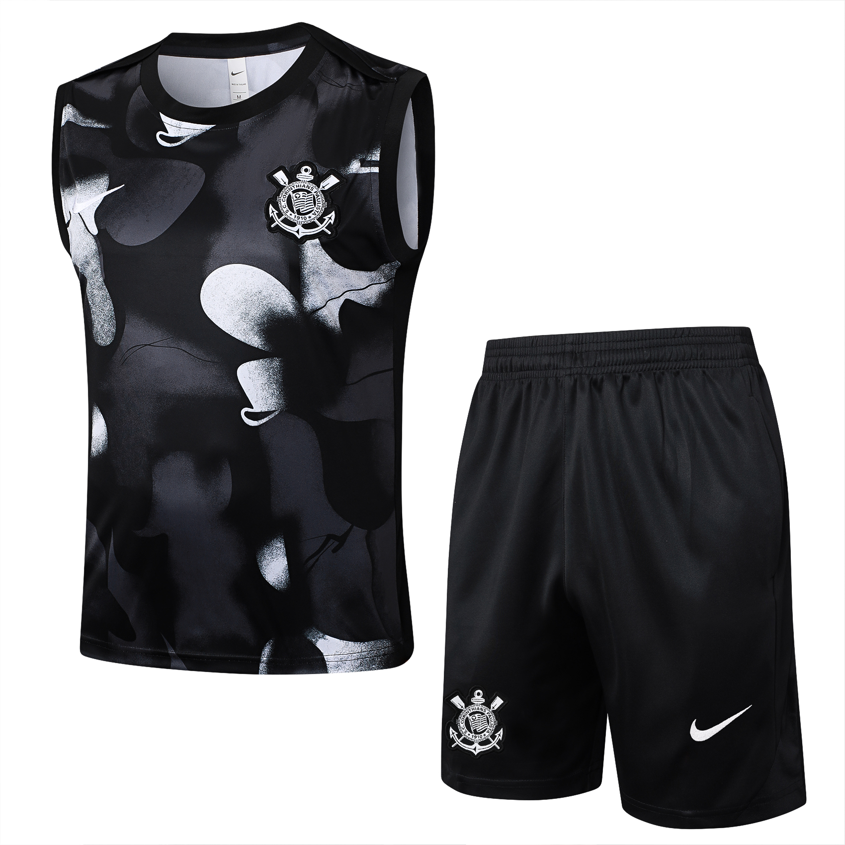 Corinthians Sleeveless Training Kit Black 2025