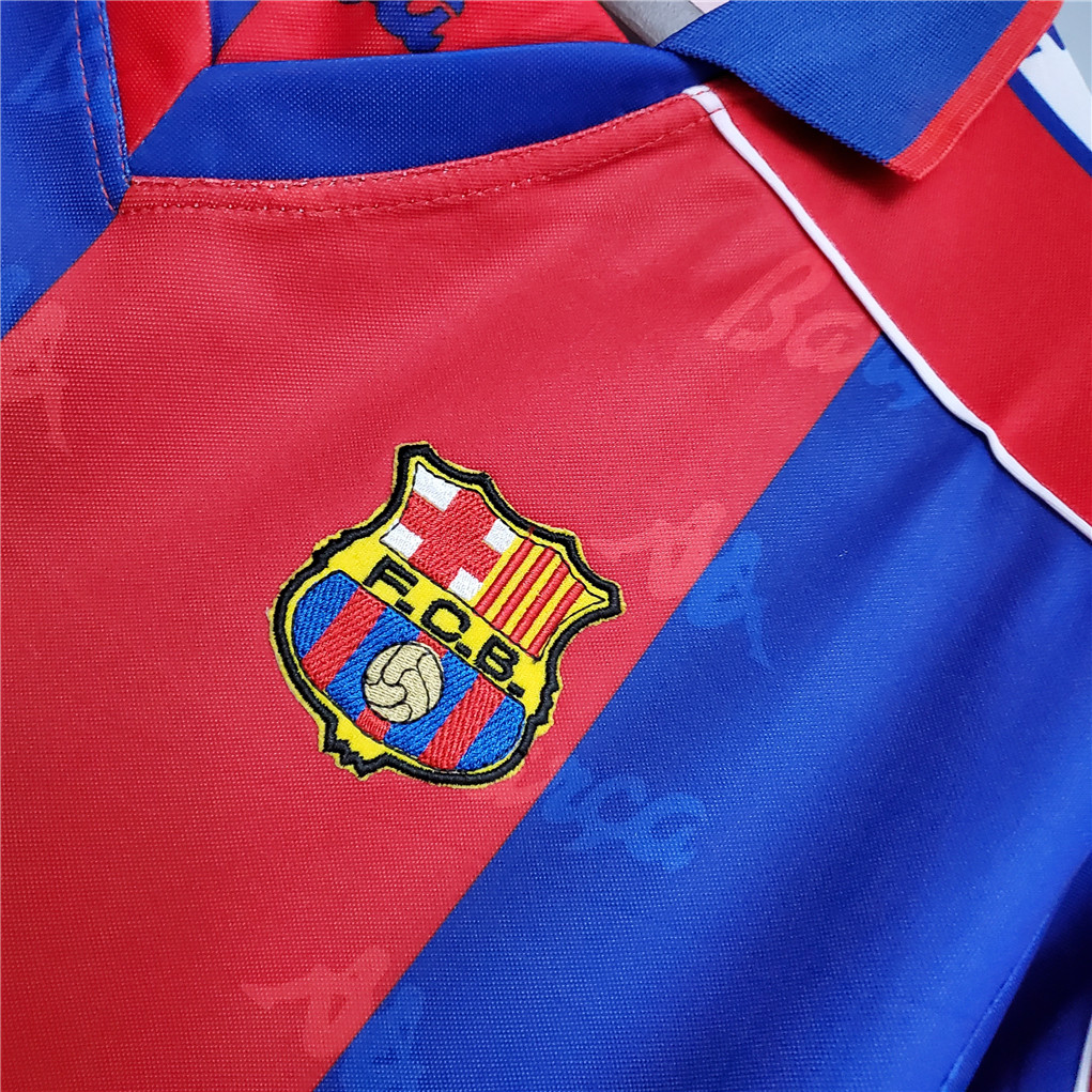 Barcelona Retro Jersey Home Soccer Shirt 1992/95