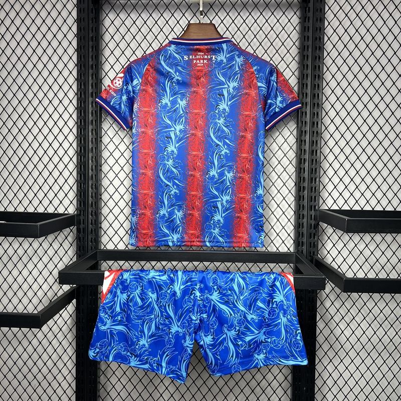 Crystal Palace Football Jersey Kids Kit Jersey+Shorts 2024/25