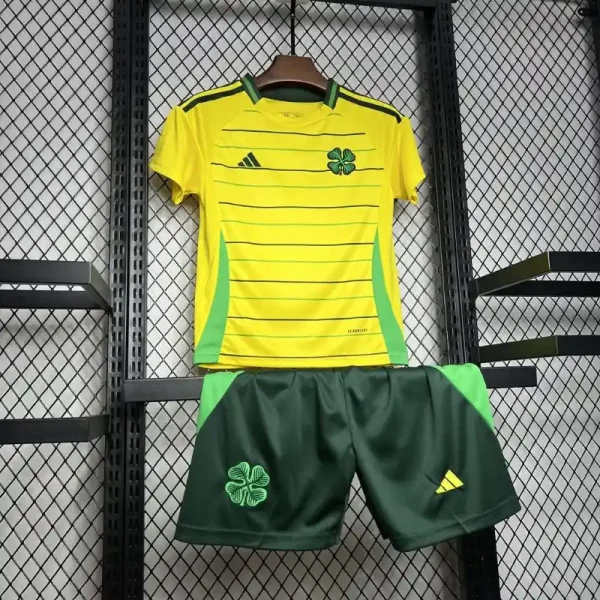 Celtic Soccer Jersey Away Kids Kit Jersey+Shorts 2024/25