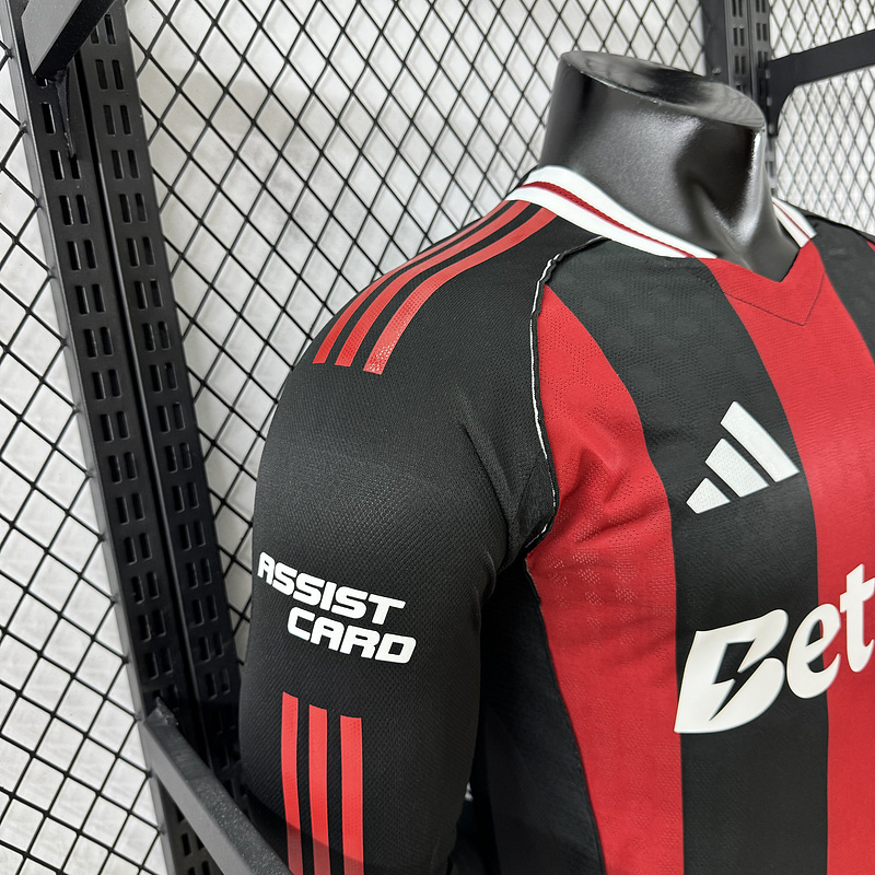 River Plate Authentic Soccer Jersey Away Long Sleeve Shirt 2025/26 - With Sponsors