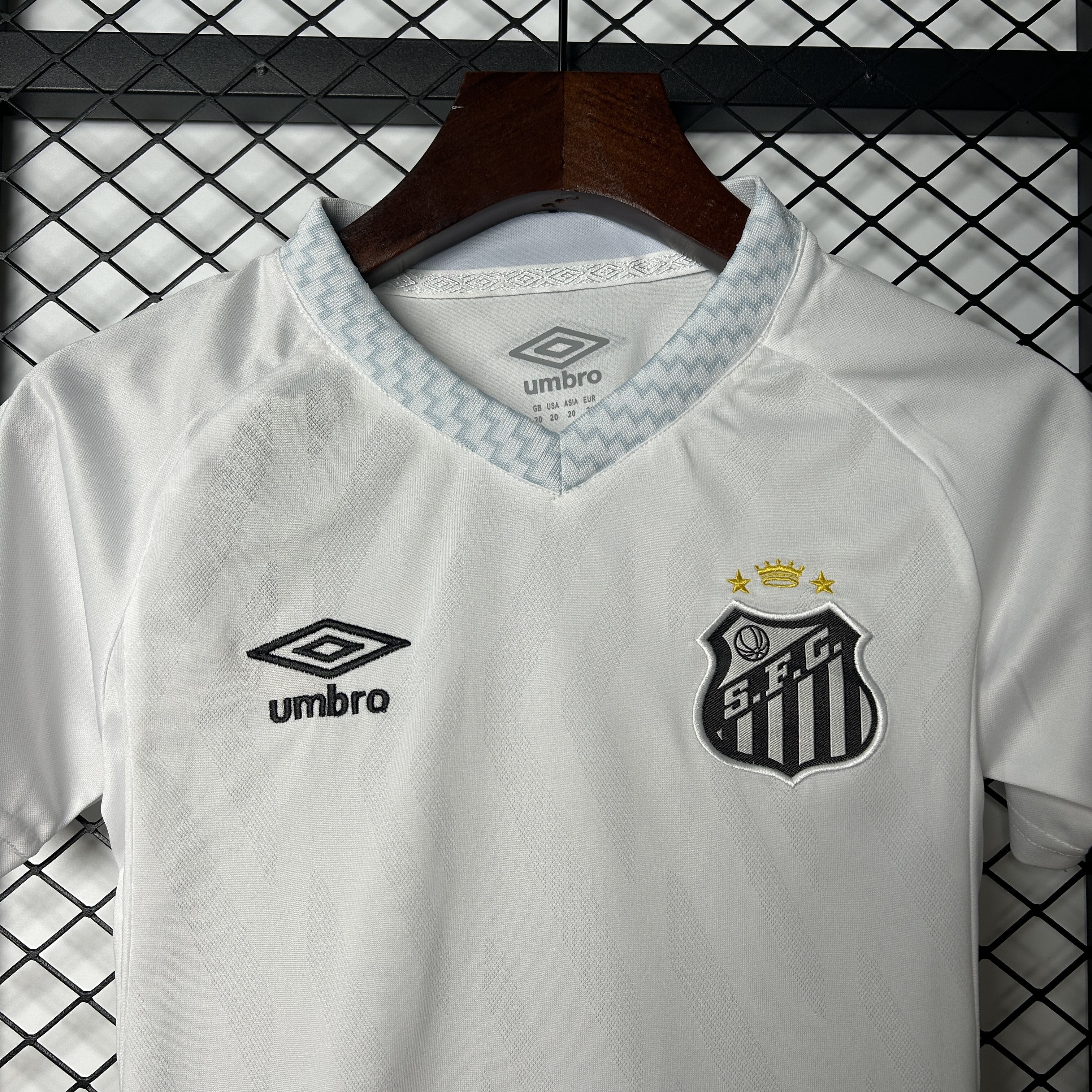Santos FC Soccer Jersey Home Kids Kit Jersey+Shorts 2025