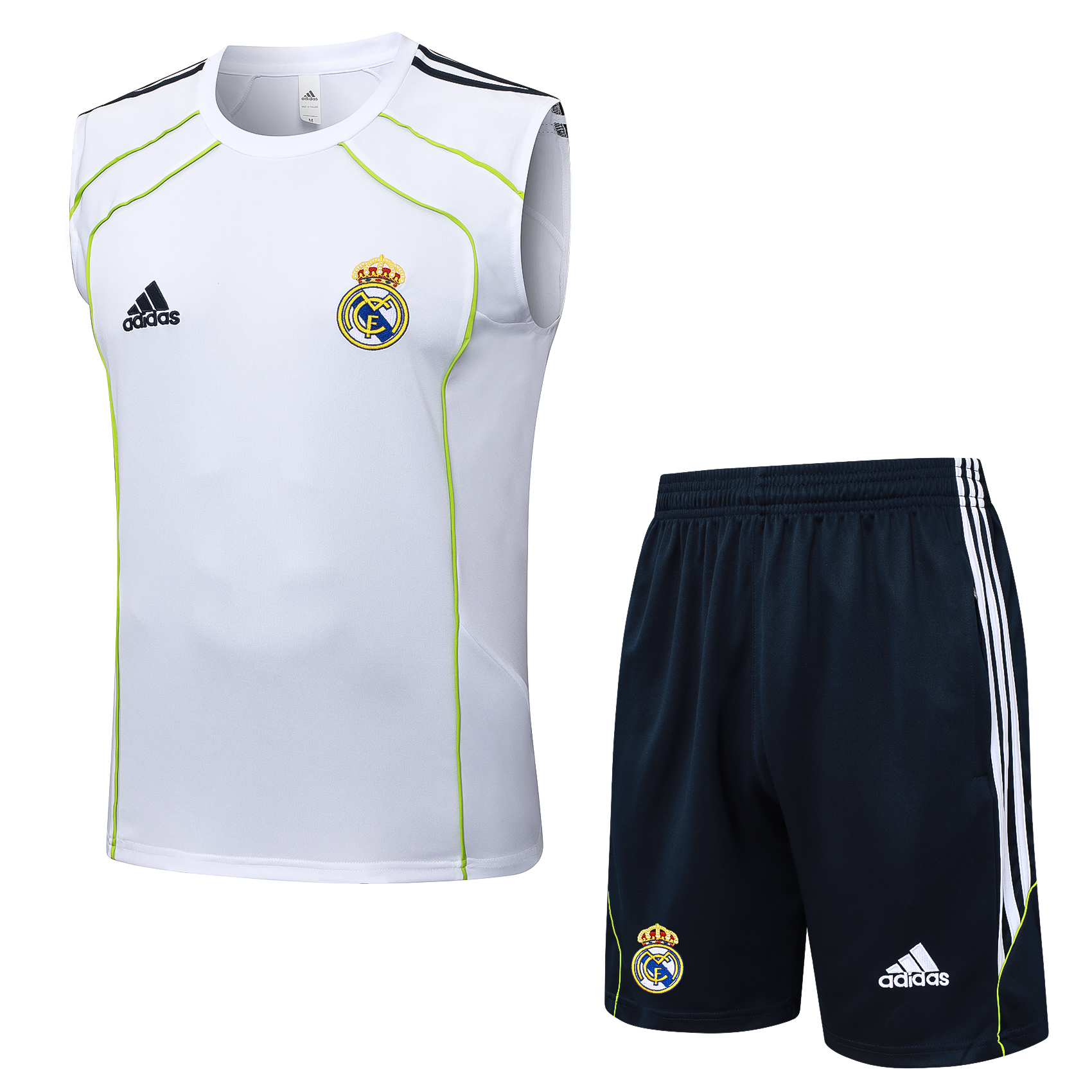 Real Madrid Sleeveless Training Kit White 2025/26