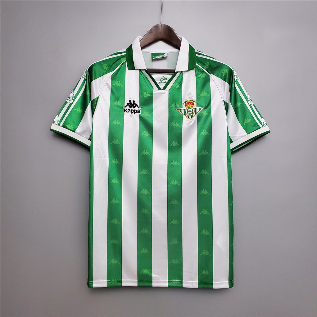 Real Betis Retro Jersey Home Soccer Shirt 1995/97