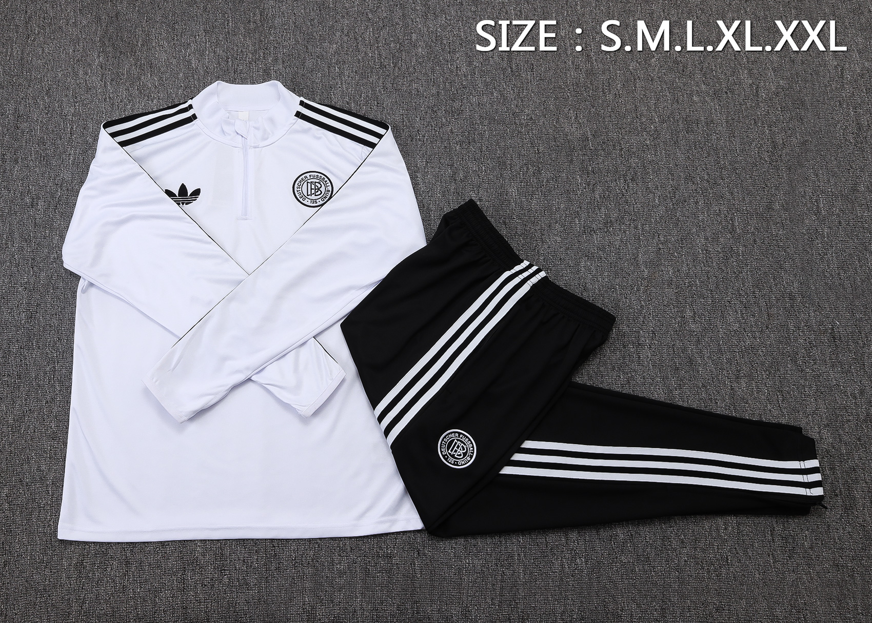Germany Training Kit (Sweatshirt+Pants) White 2025