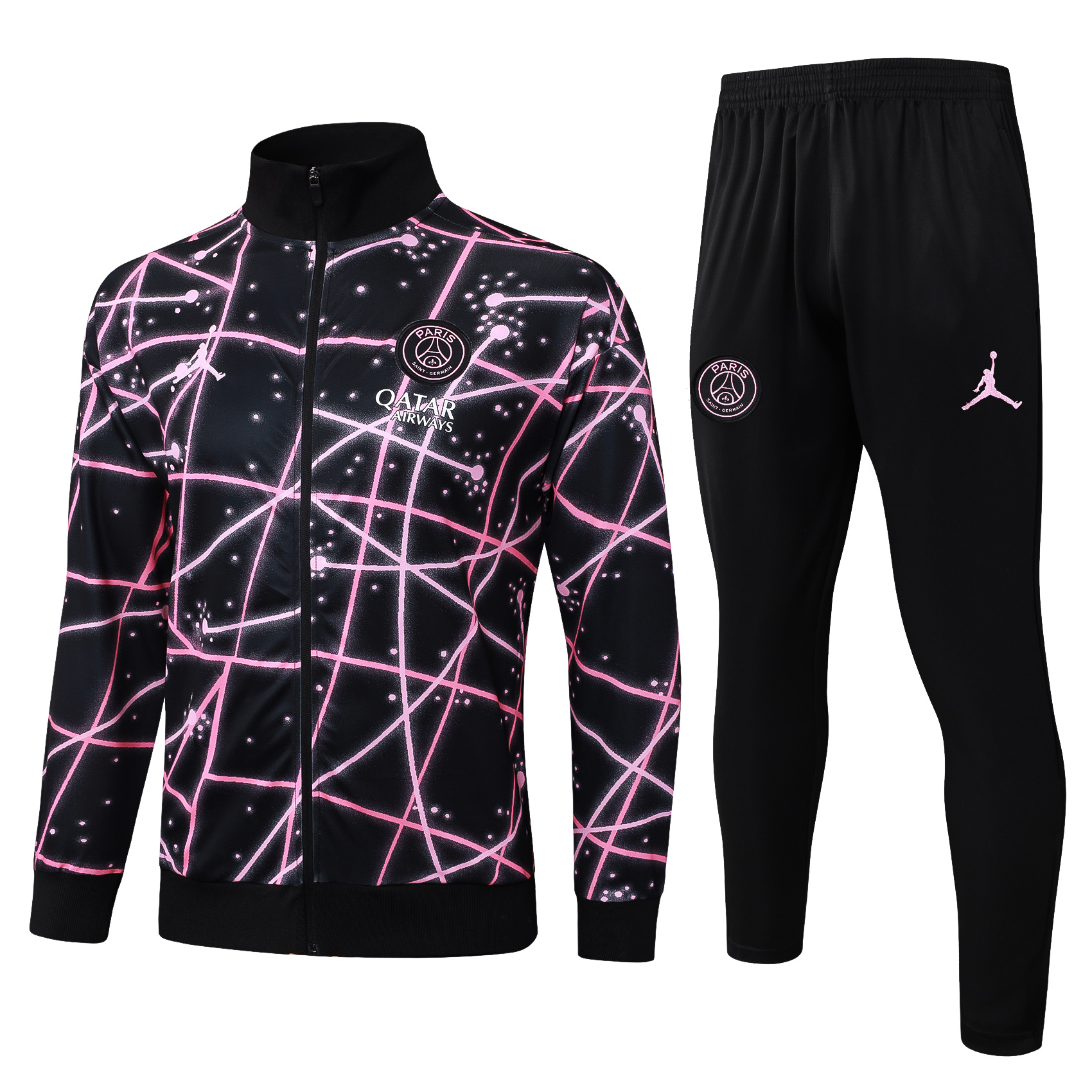 PSG Training Kit (Jacket+Pants) Black 2025/26