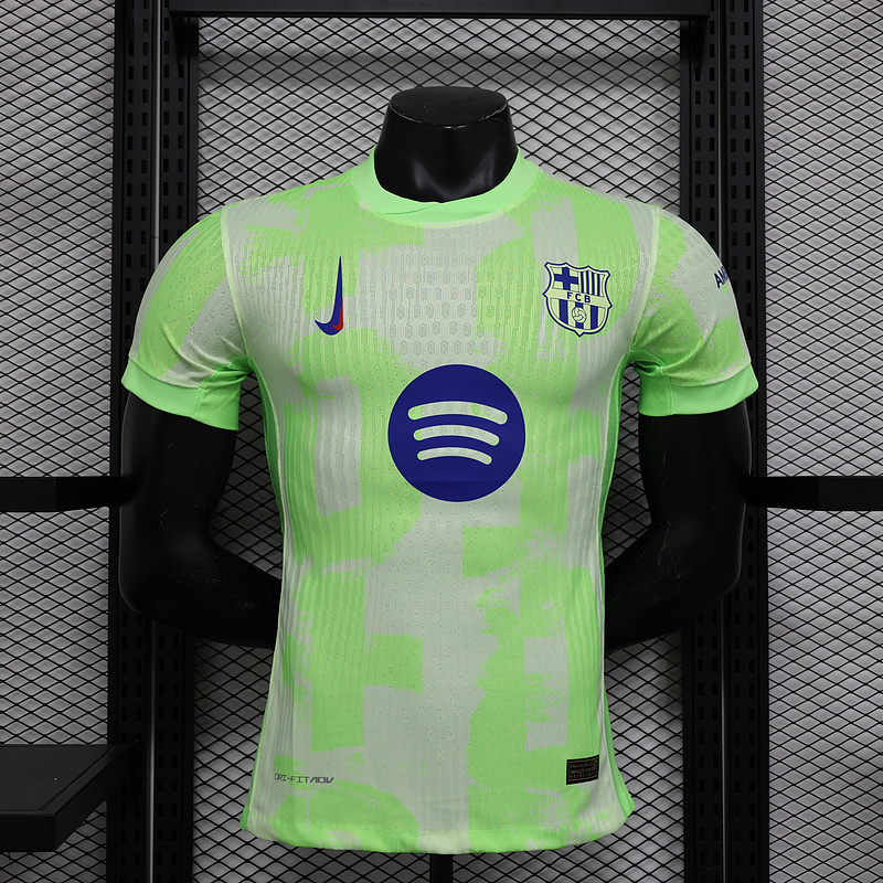 Authentic Soccer Jersey Barcelona Third Away Shirt 2024/25 Spotify Logo Without Text