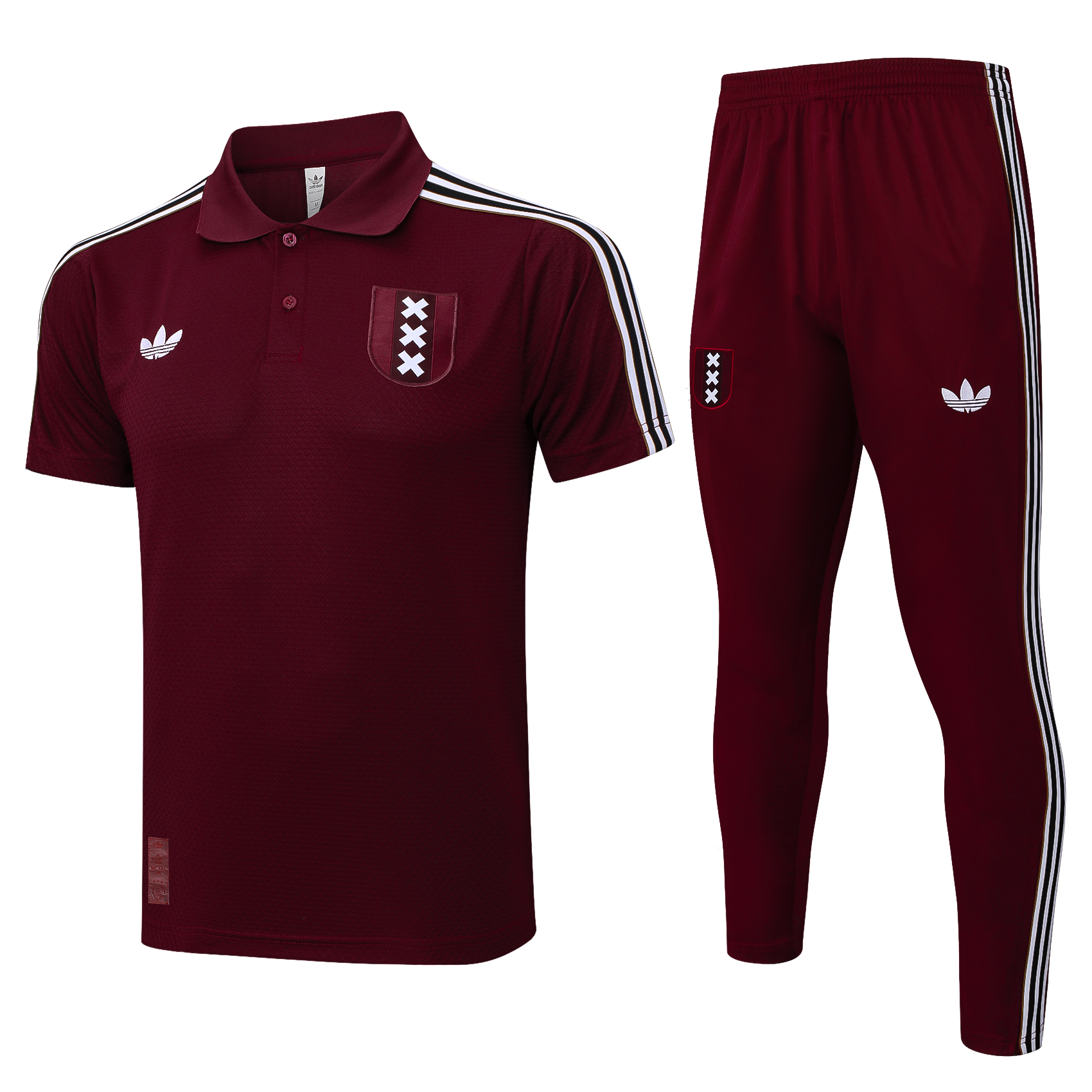 Ajax Training Kit (Polo+Pants) Deep Red 2025/26