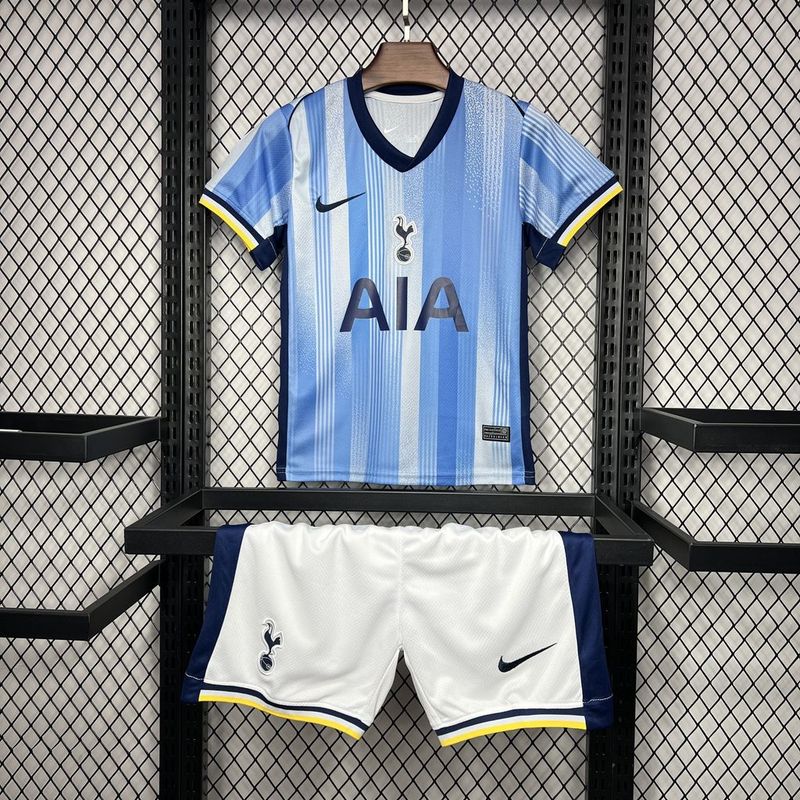 Tottenham Hotspur Football Jersey Away Kids Kit Jersey+Shorts 2024/25