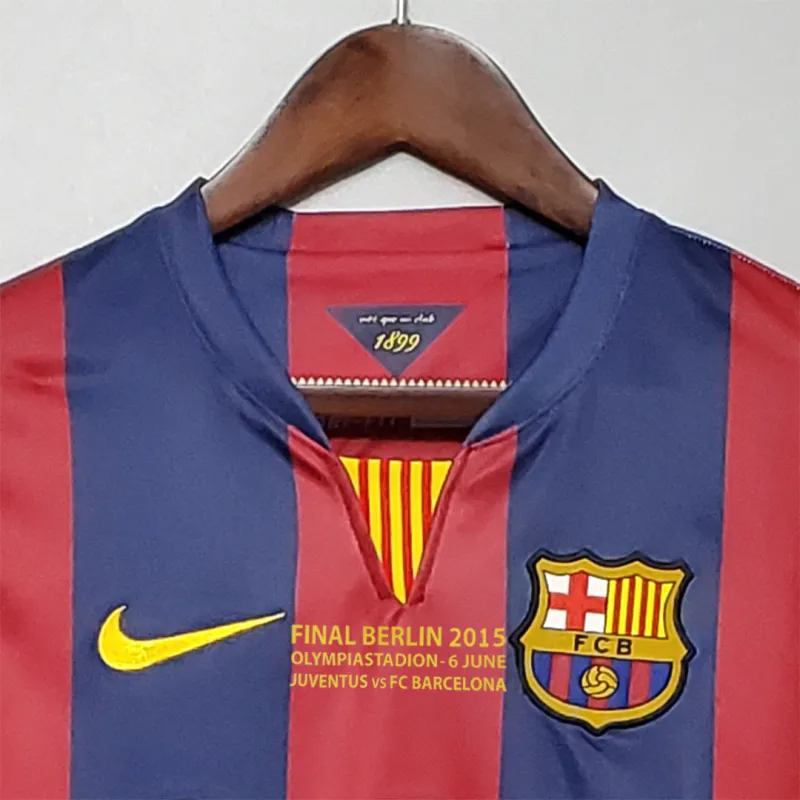 Barcelona Retro Jersey Home Soccer Shirt 2014-15