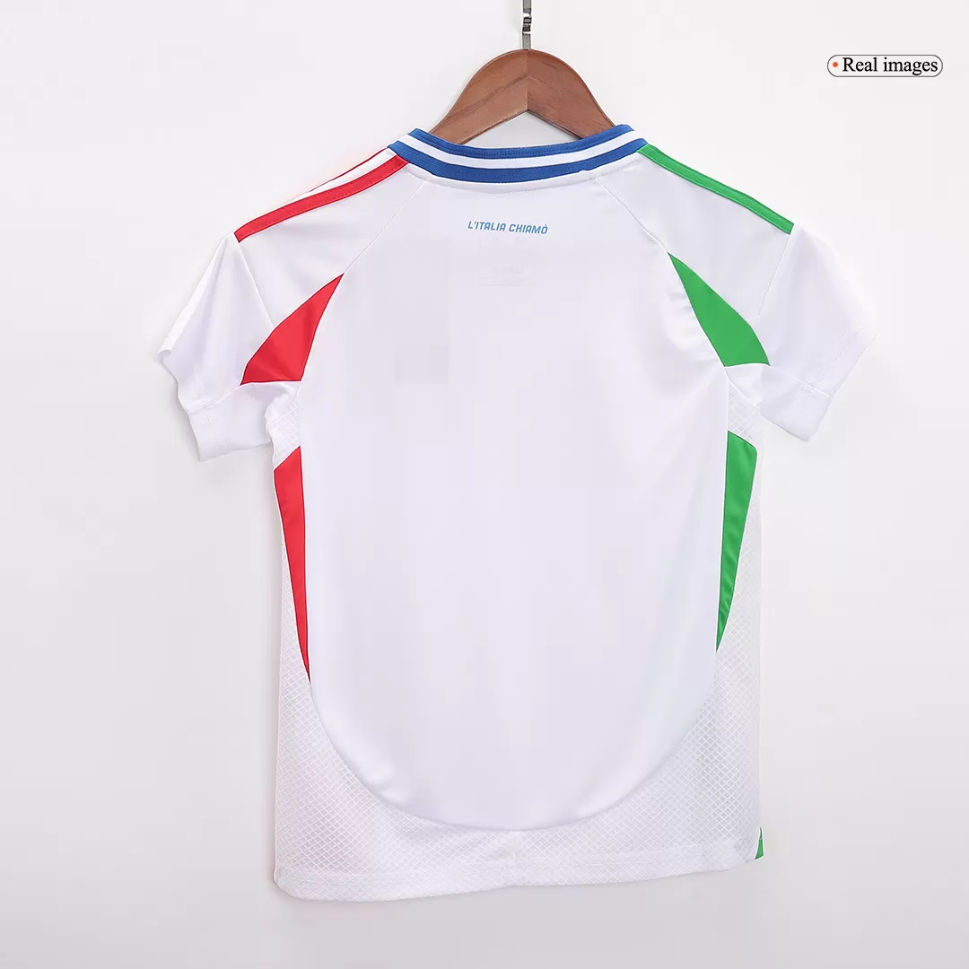 Italy Away Football Uniform Kids Kit Jersey+Shorts EURO 2024