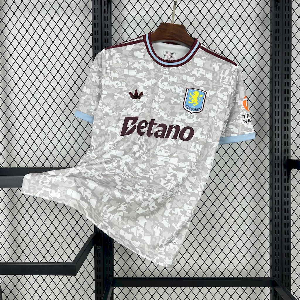Aston Villa Football Jersey Third Away Custom Shirt 2025/26