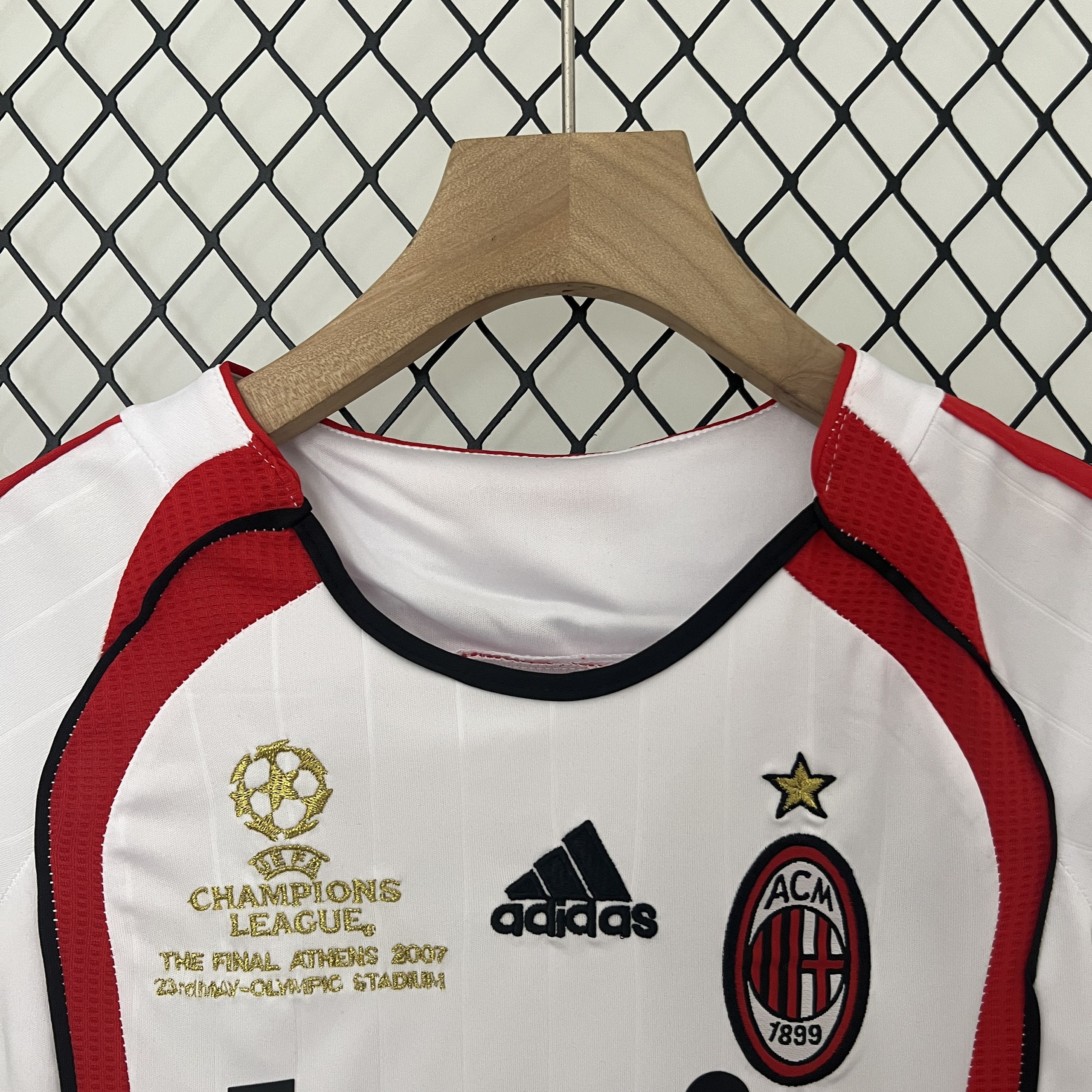 AC Milan Retro Soccer Jersey Away Kids Kit Jersey+Shorts 2006/07 - UCL Final