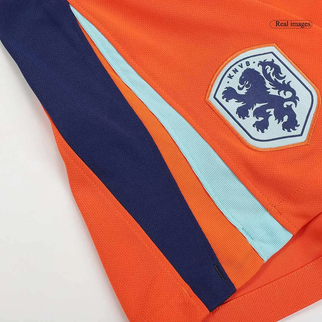 Netherlands Soccer Jersey Home Custom Shorts EURO 2024