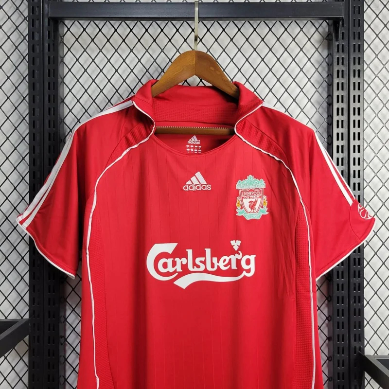 Liverpool Retro Football Jersey Home Custom Shirt 2006/07