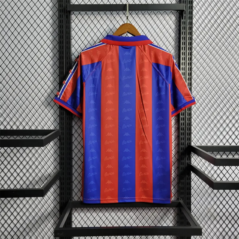 Barcelona Retro Jersey Home Soccer Shirt 1996-97