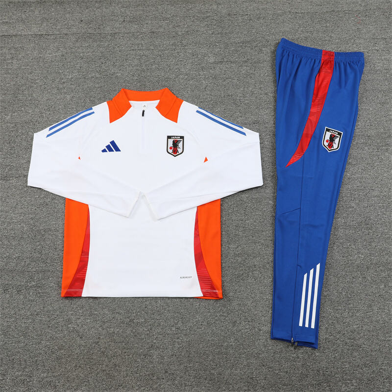 Japan Training Kit (Sweatshirt+Pants) White 2025