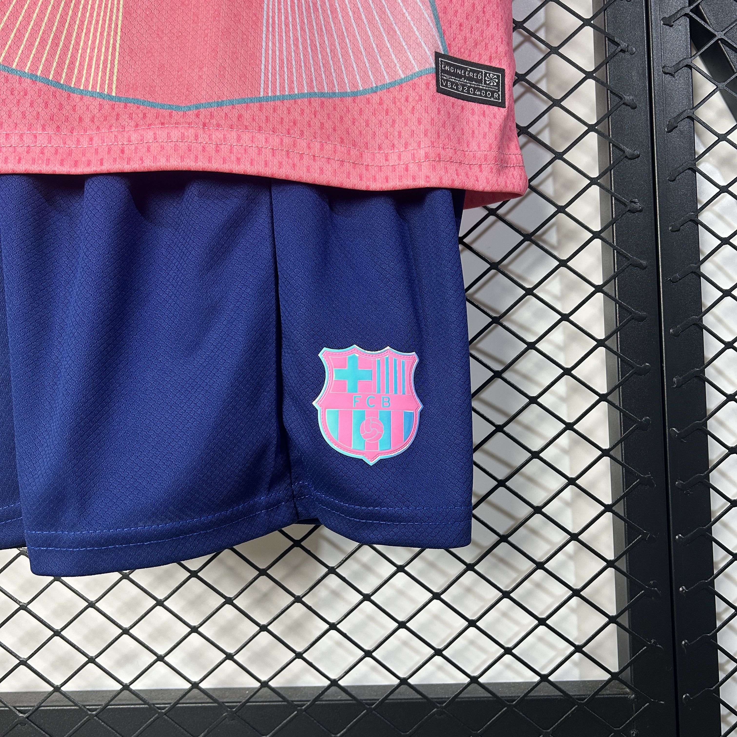 Barcelona Pink Special Edition Soccer Kids Kit Jersey+Shorts 2025/26