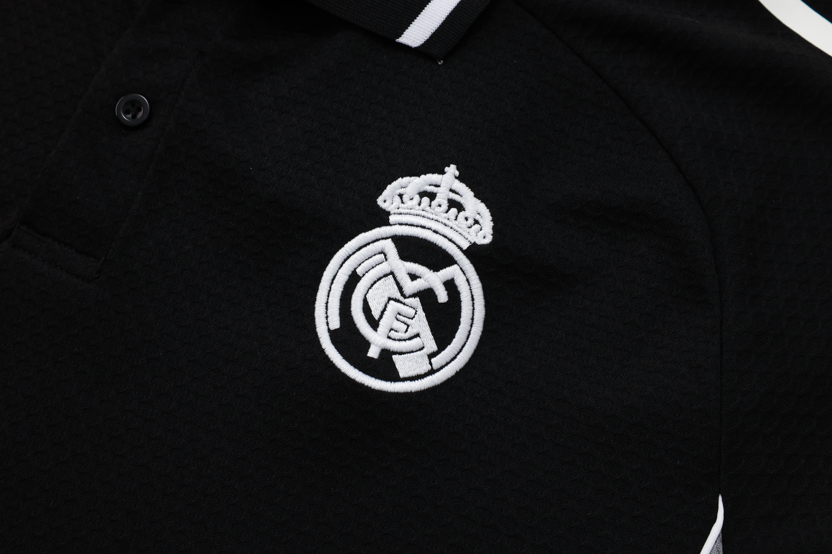 Real Madrid Training Kit (Polo+Pants) Black 2025/26