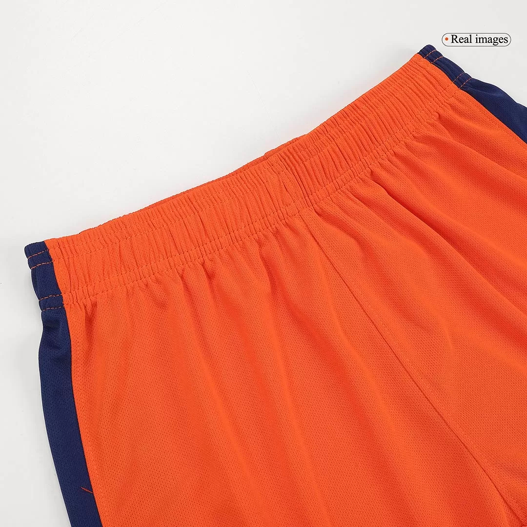 Netherlands Soccer Jersey Home Custom Shorts EURO 2024
