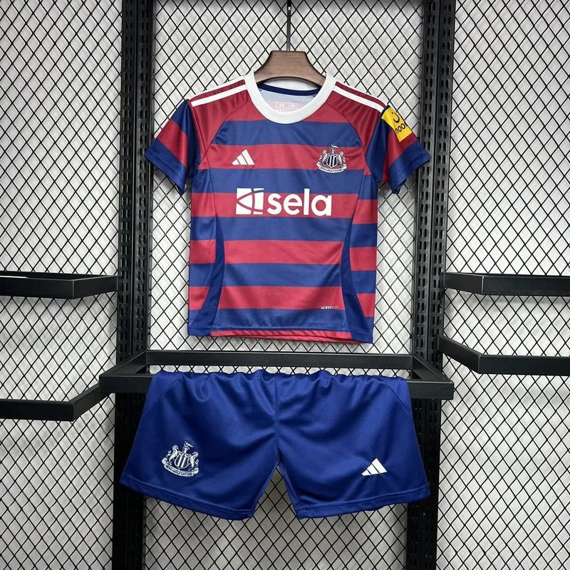 Newcastle United Football Jersey Away Kids Kit Jersey+Shorts 2024/25