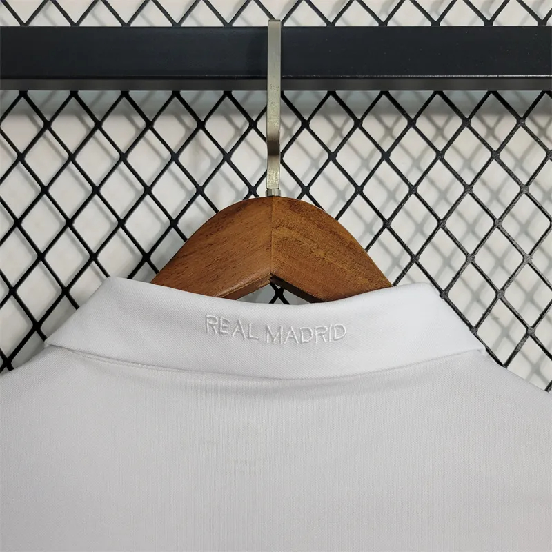 Real Madrid Retro Jersey Home Long Sleeve Soccer Shirt 2016/17