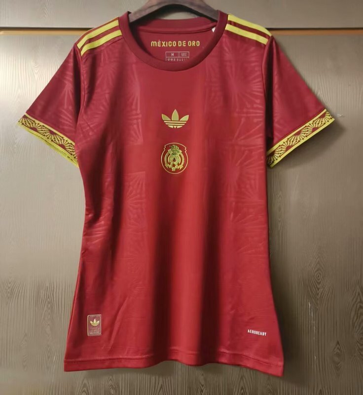 Mexico Gold Cup Women's Red Special Soccer Jersey Custom Shirt 2025
