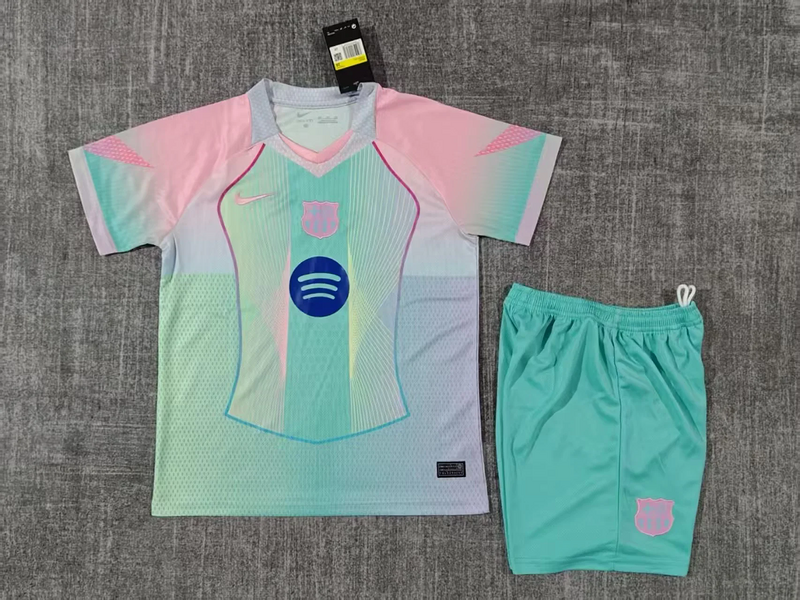 Barcelona Special Edition Soccer Kids Kit Jersey+Shorts 2025/26