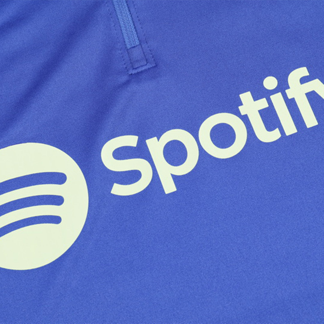 Barcelona Zipper Sweat Kit (Top+Pants) Blue 2024/25