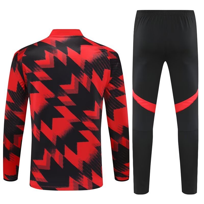Manchester United Pre-Match Training Kit (Sweatshirt+Pants) Red 2025/26