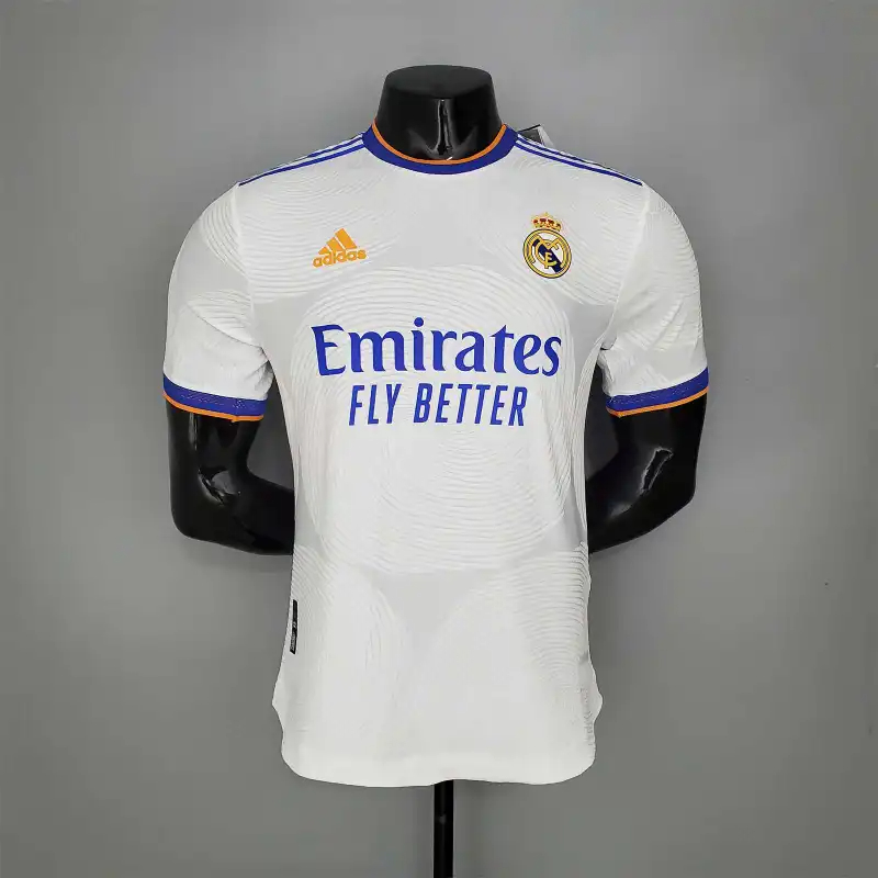 Real Madrid Authentic Retro Jersey Home Soccer Shirt 2021/22