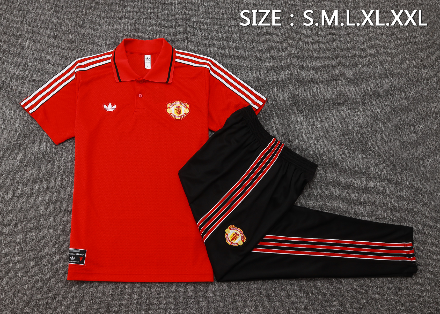 Manchester United Training Kit (Polo+Pants) Red 2025/26