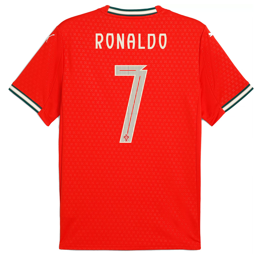 Ronaldo #7 Portugal Soccer Jersey Home Shirt 2025