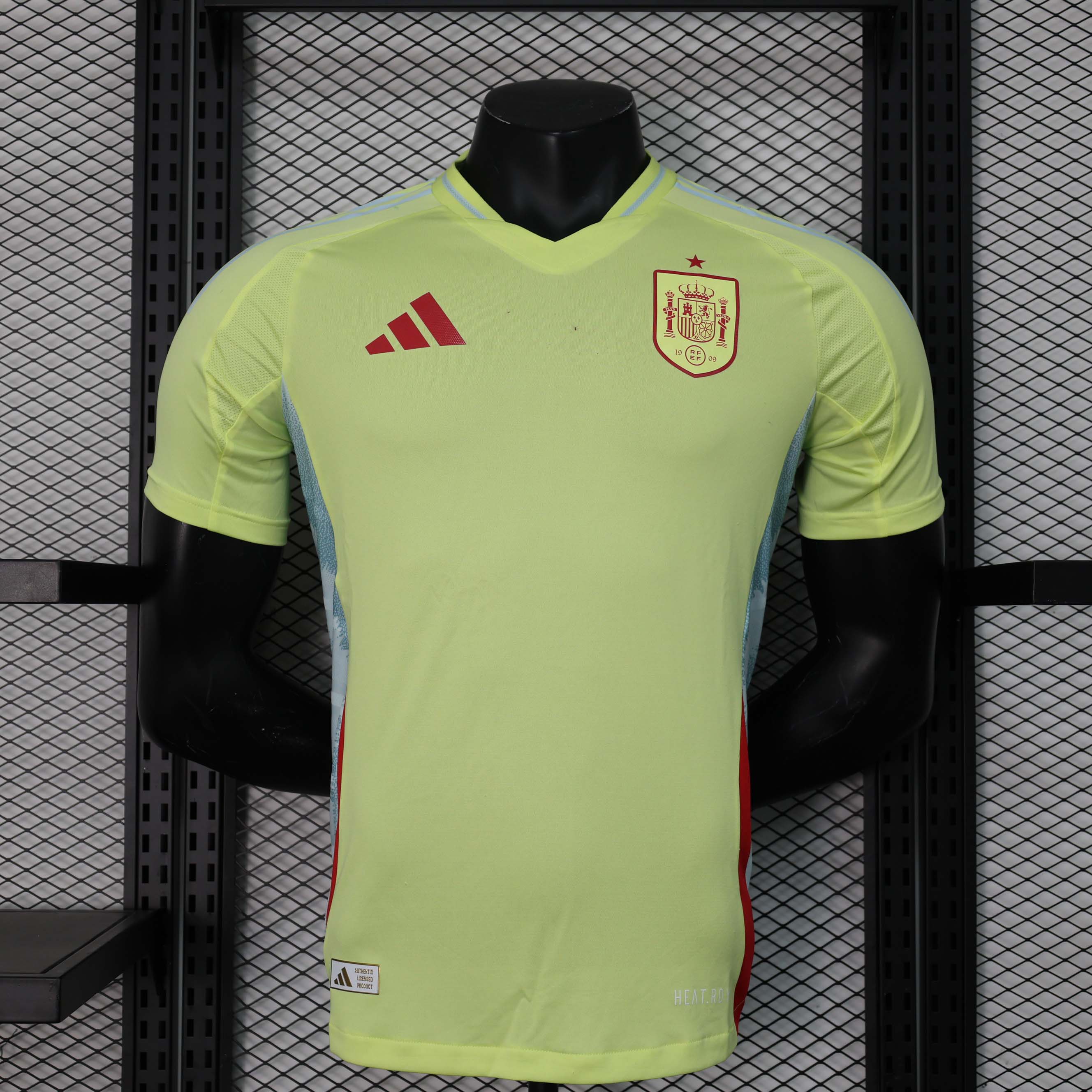 Spain Authentic Soccer Jersey Away Shirt EURO 2024