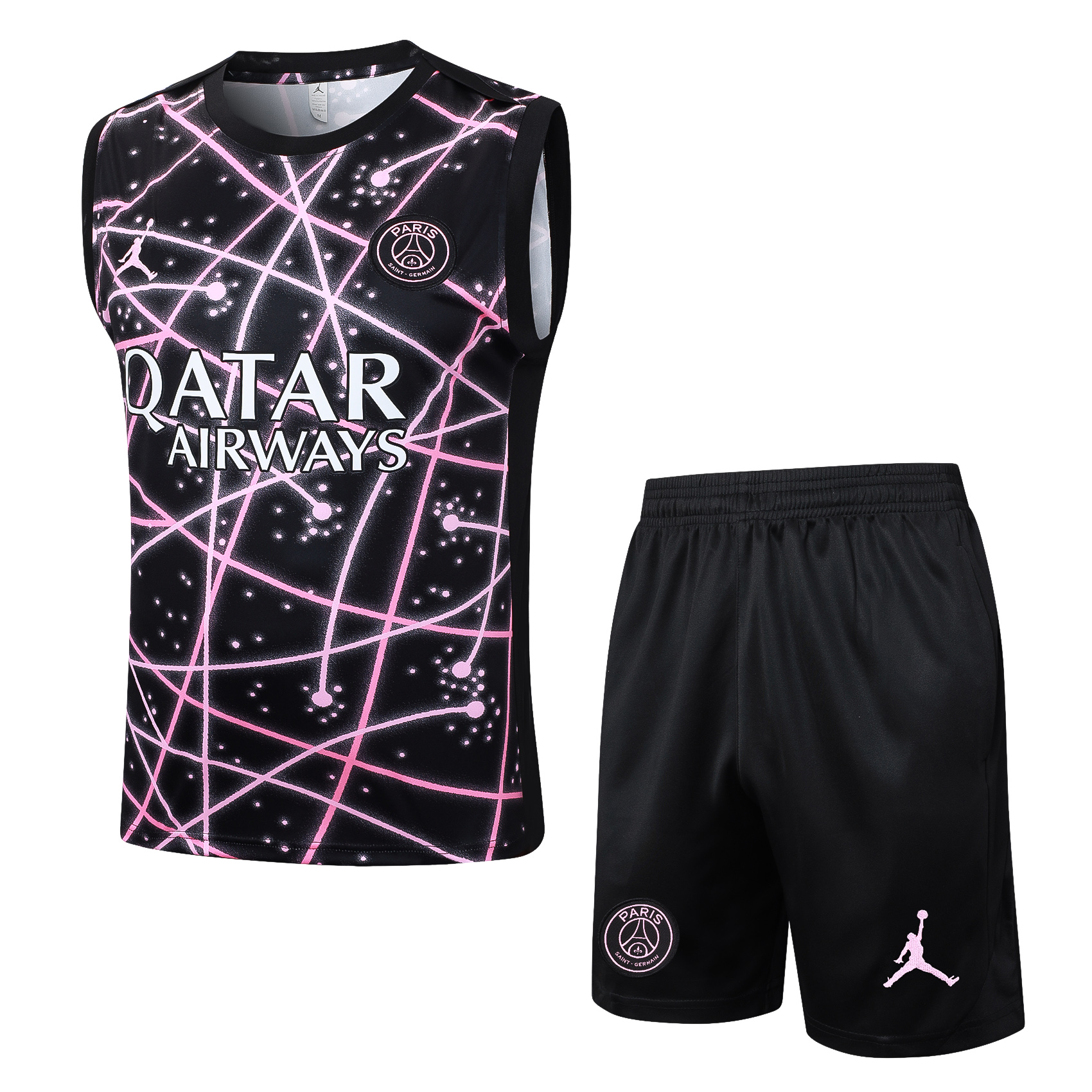 PSG Sleeveless Training Kit Black 2025/26