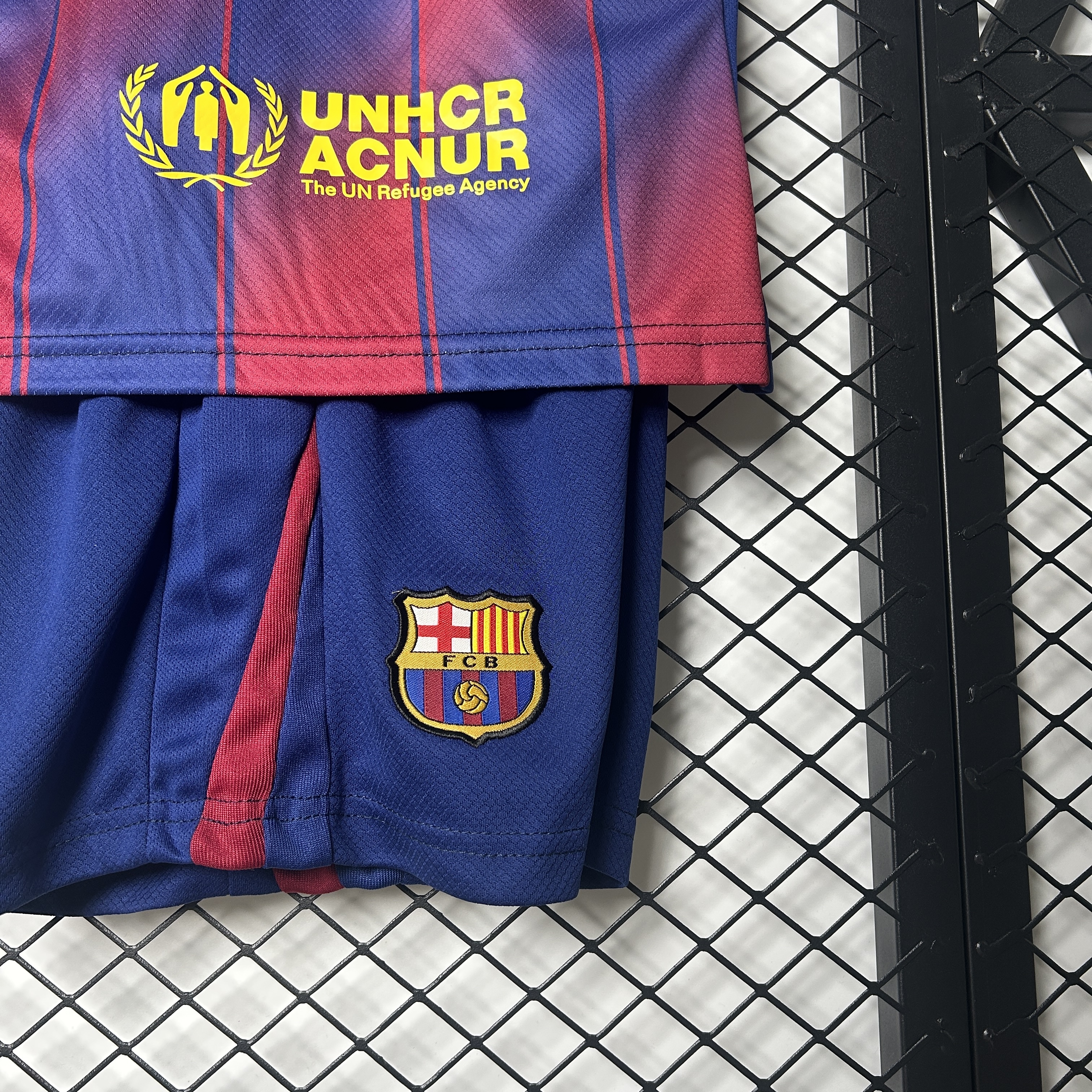 Barcelona Home Soccer Kids Kit Jersey+Shorts 2025/26