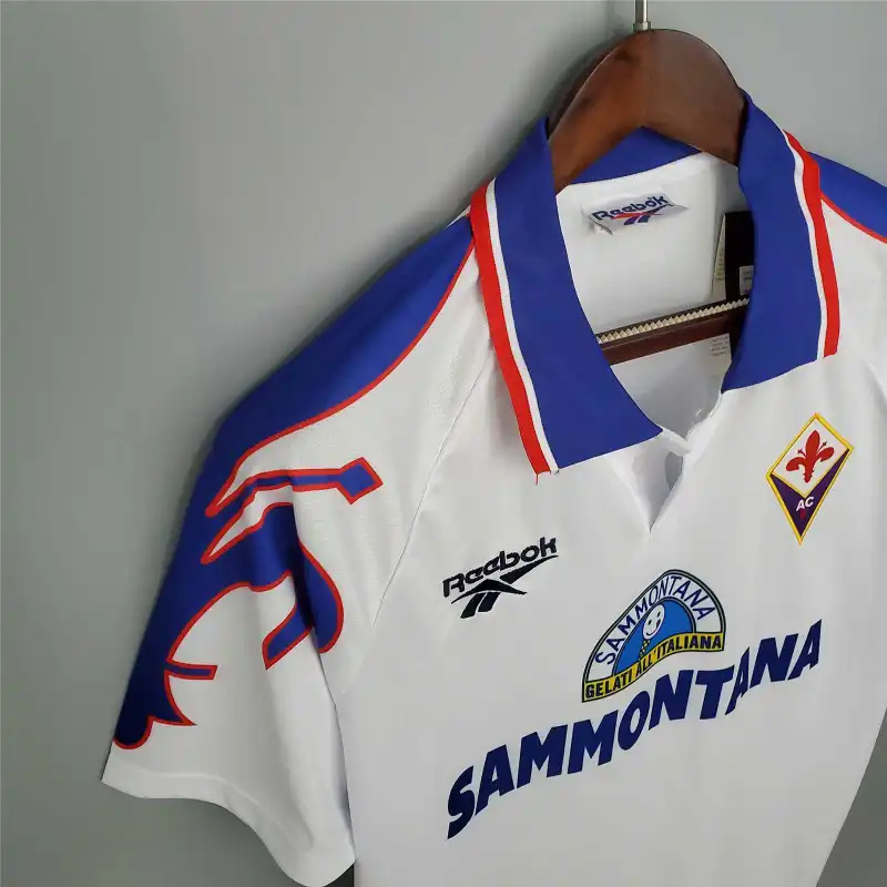 Fiorentina Retro Soccer Jersey Away Custom Shirt 1995/97
