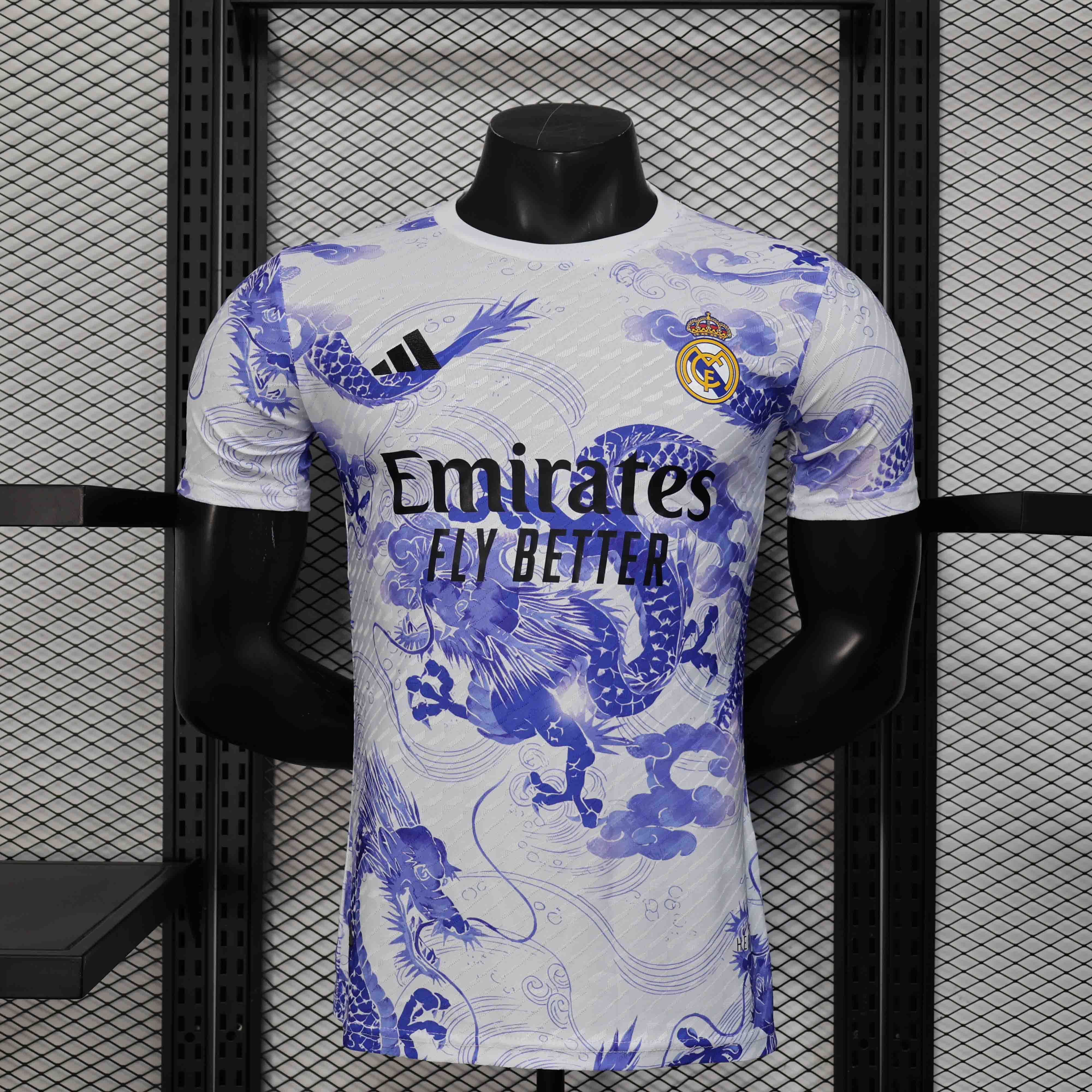 Real Madrid Authentic Soccer Jersey Dragon Special Edition Shirt 2025/26