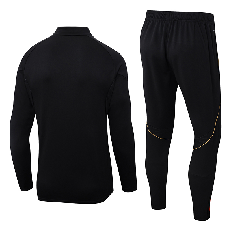 Olympique Lyonnais Training Kit (Sweatshirt+Pants) Black 2025/26