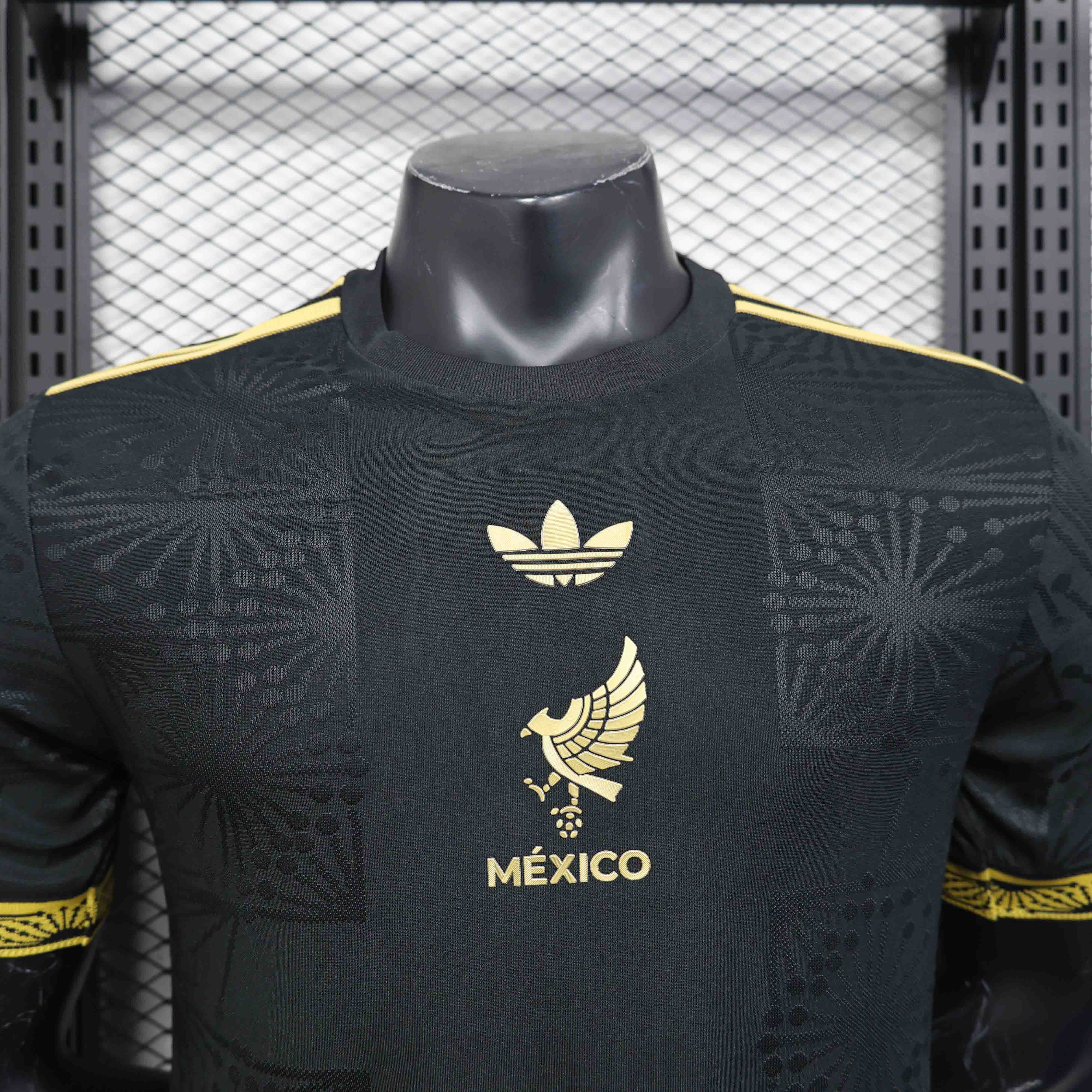 Mexico Authentic Gold Cup Black Special Soccer Jersey 2025