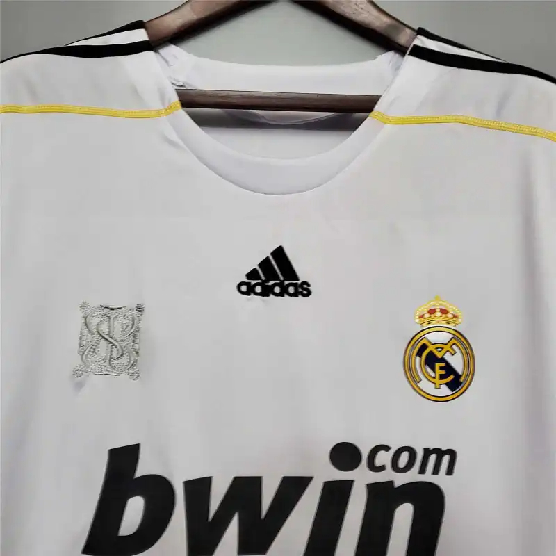 Real Madrid Retro Jersey Home Custom Soccer Shirt 2009/10