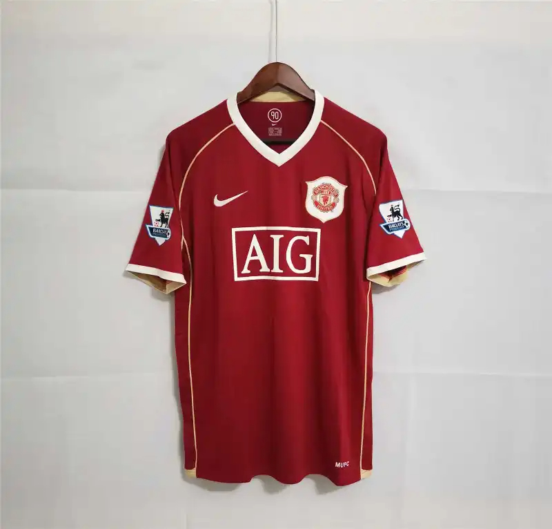 Manchester United Retro Home Football Jersey Shirt 2006/07