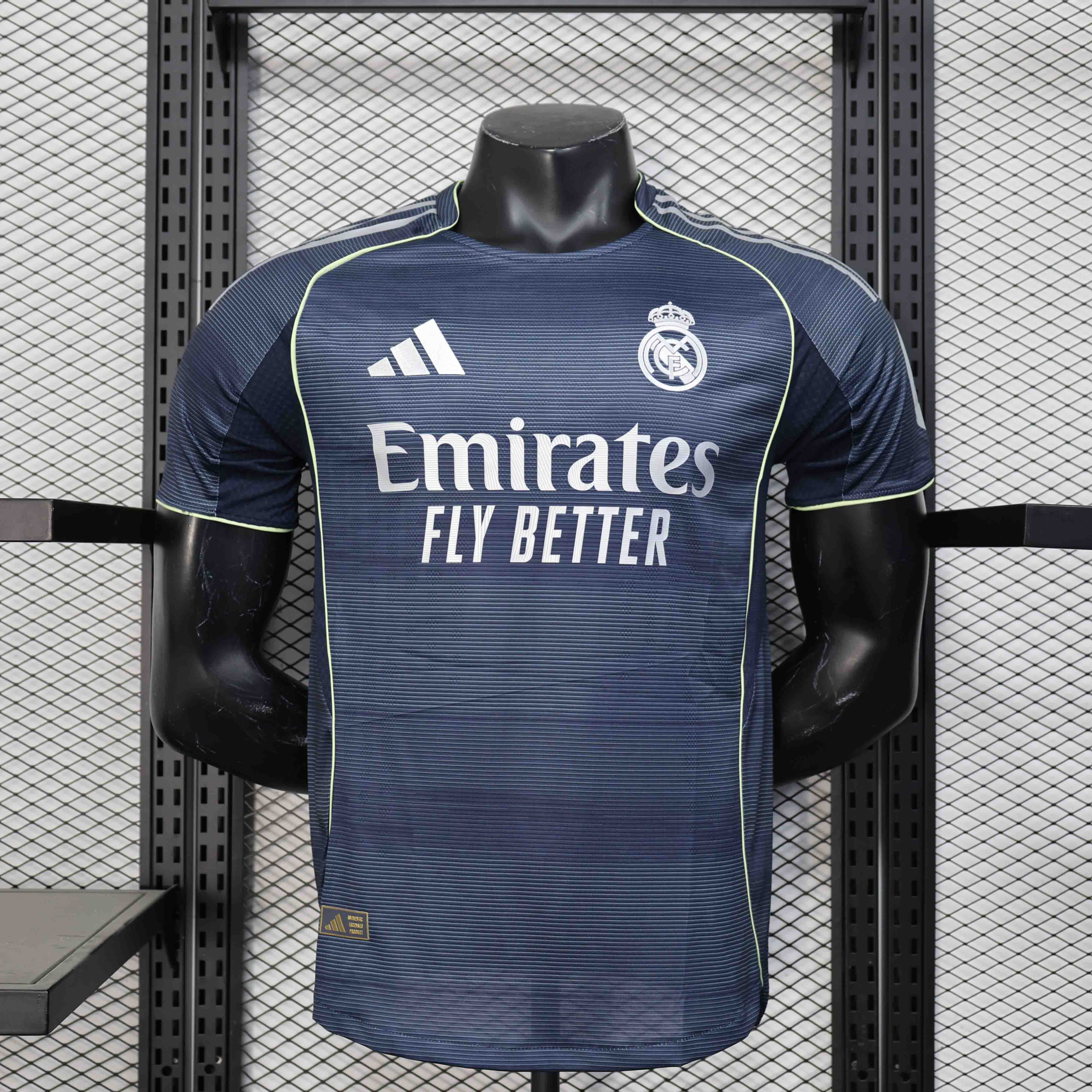 Real Madrid Authentic Soccer Jersey Away Shirt 2025/26