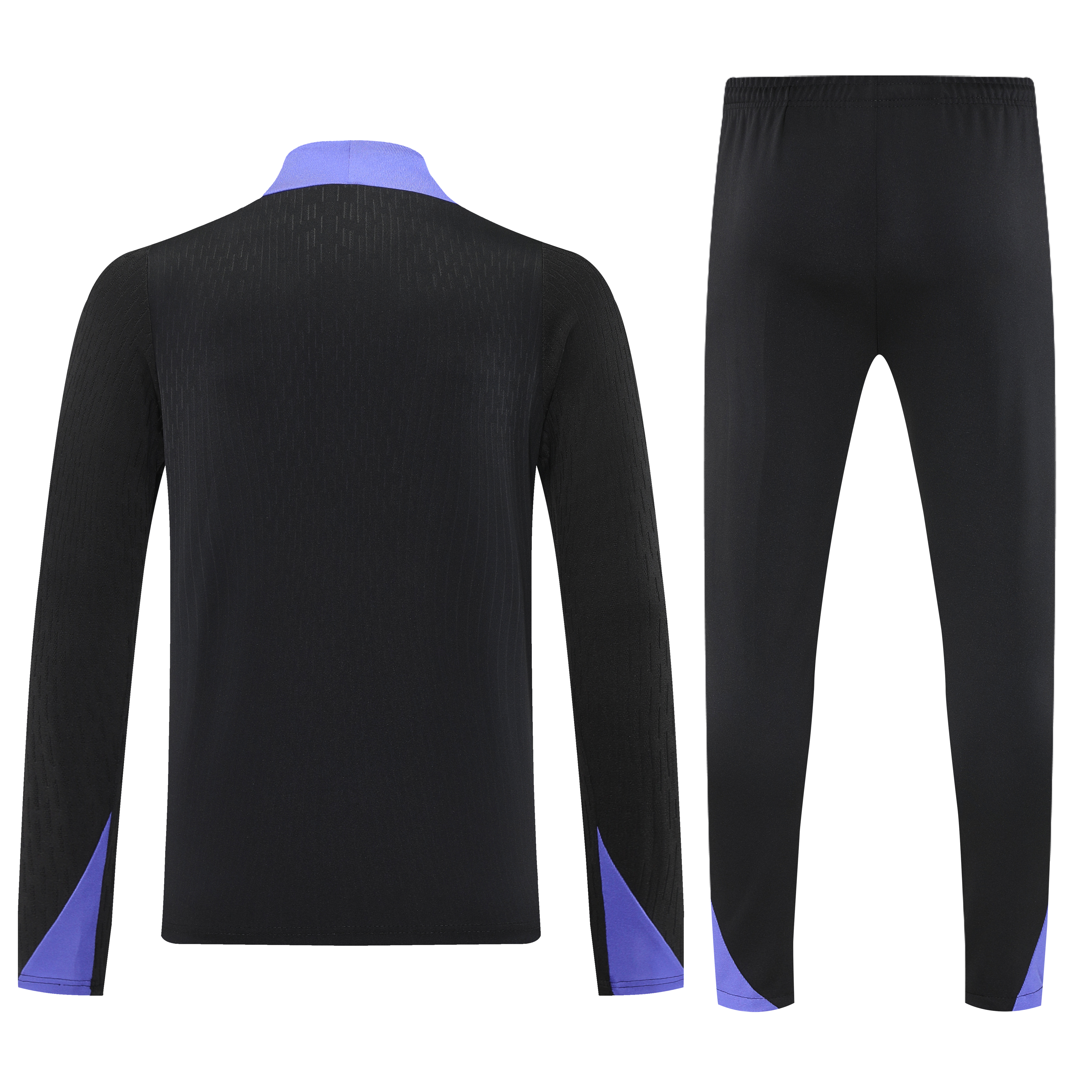 Barcelona Authentic Training Kit (Sweatshirt+Pants) Black&Purple 2025/26 - Player Version