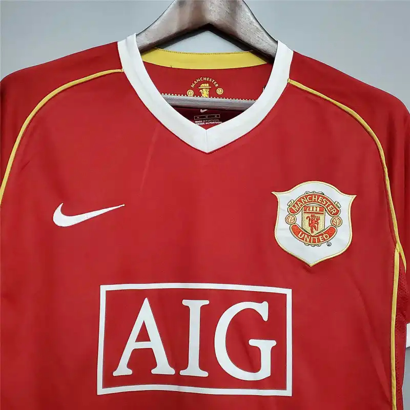 Manchester United Retro Home Football Jersey Shirt 2006/07