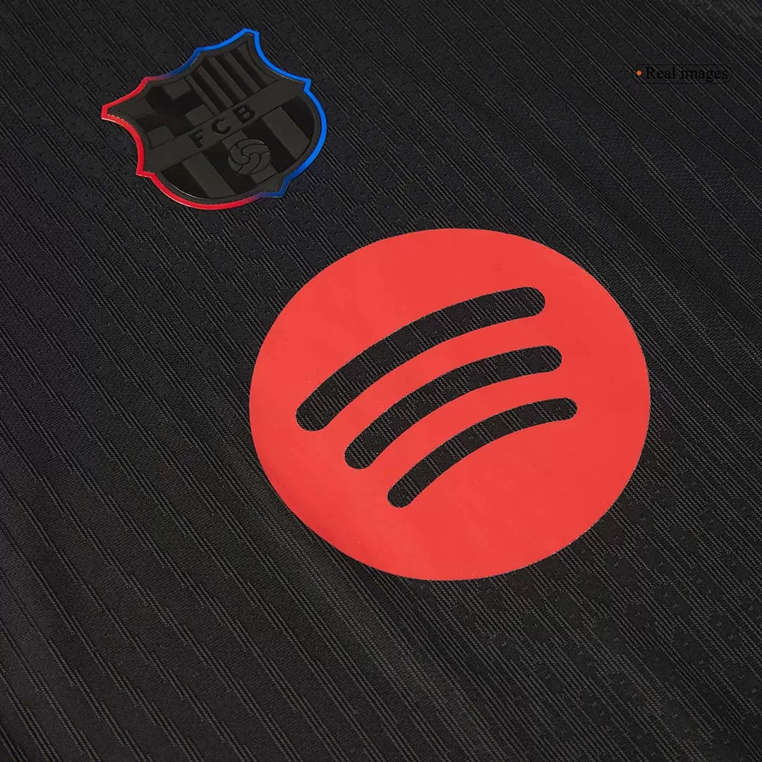 Authentic Barcelona Away Soccer Jersey 2024/25 - Spotify Logo Without Text