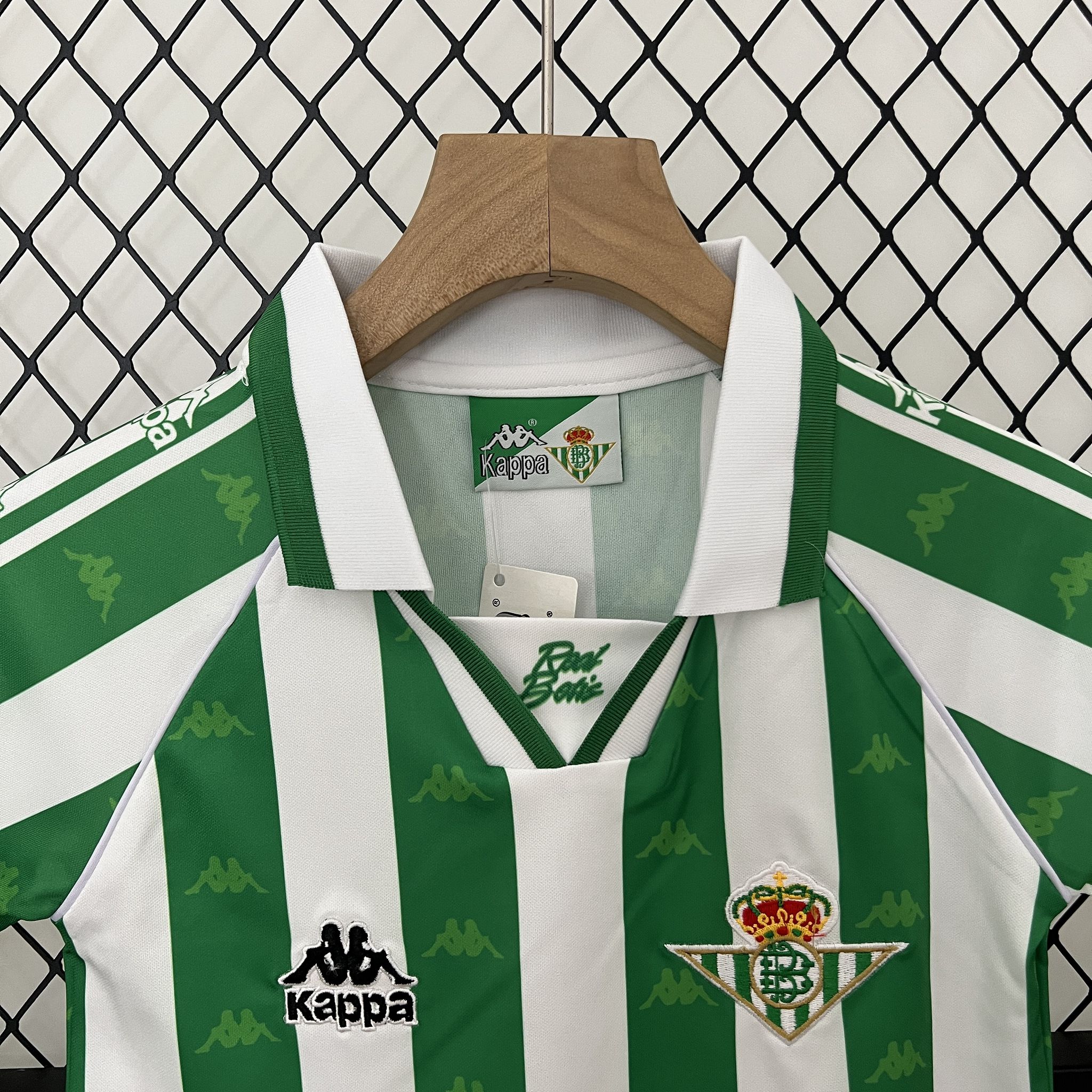 Real Betis Retro Jersey Home Kids Kit Jersey+Shorts 1995/97