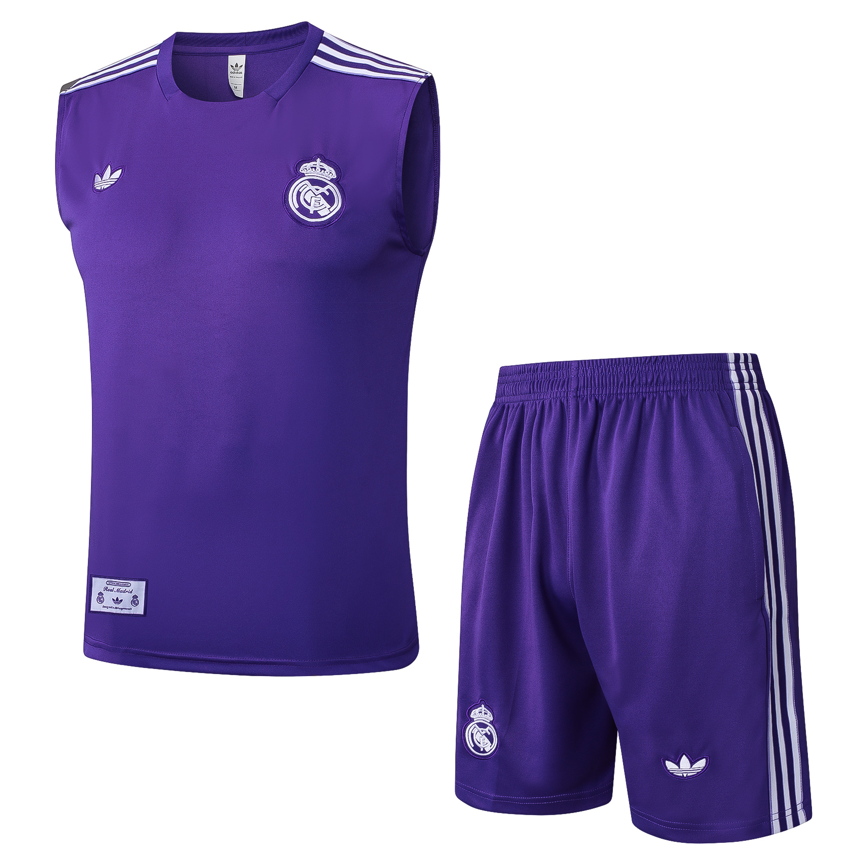 Real Madrid Sleeveless Training Kit Purple 2025/26